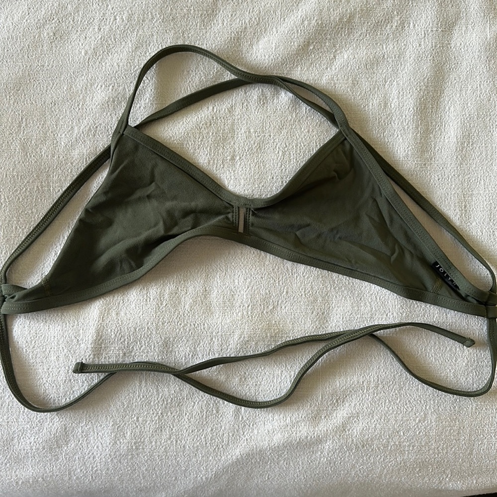 Jolyn Army Green Vent Top